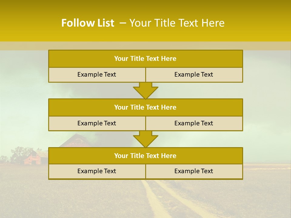 Wind Spout Storm PowerPoint Template