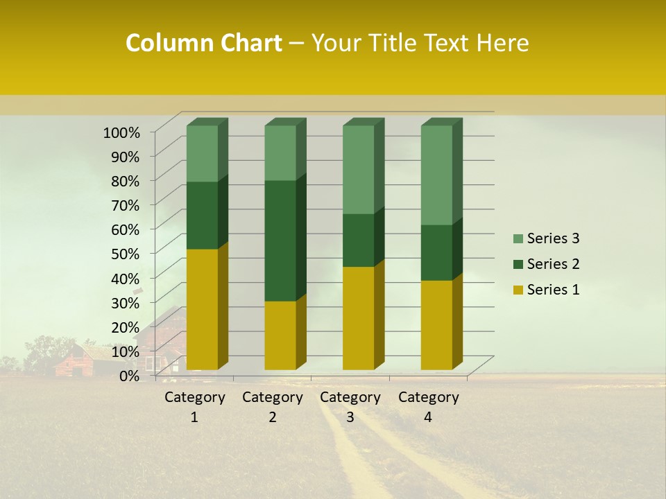 Wind Spout Storm PowerPoint Template