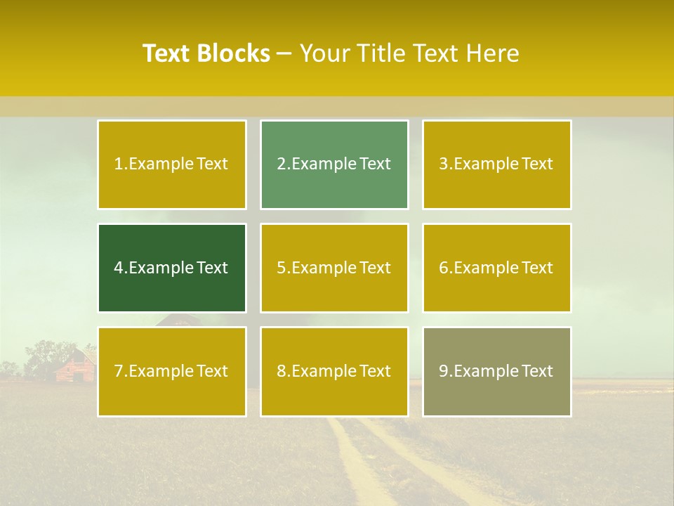 Wind Spout Storm PowerPoint Template