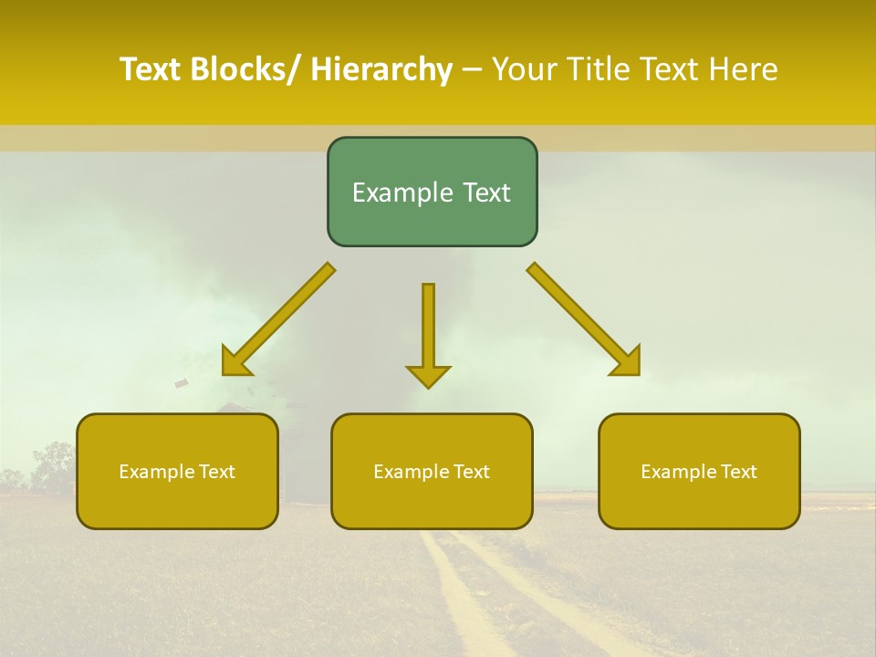 Wind Spout Storm PowerPoint Template