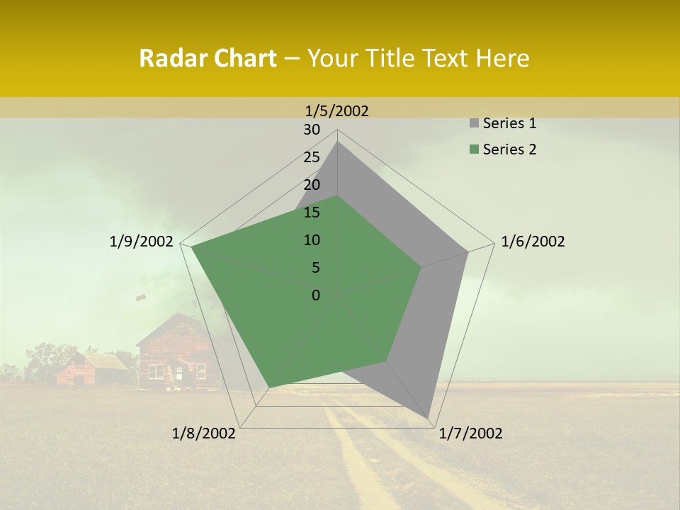 Wind Spout Storm PowerPoint Template