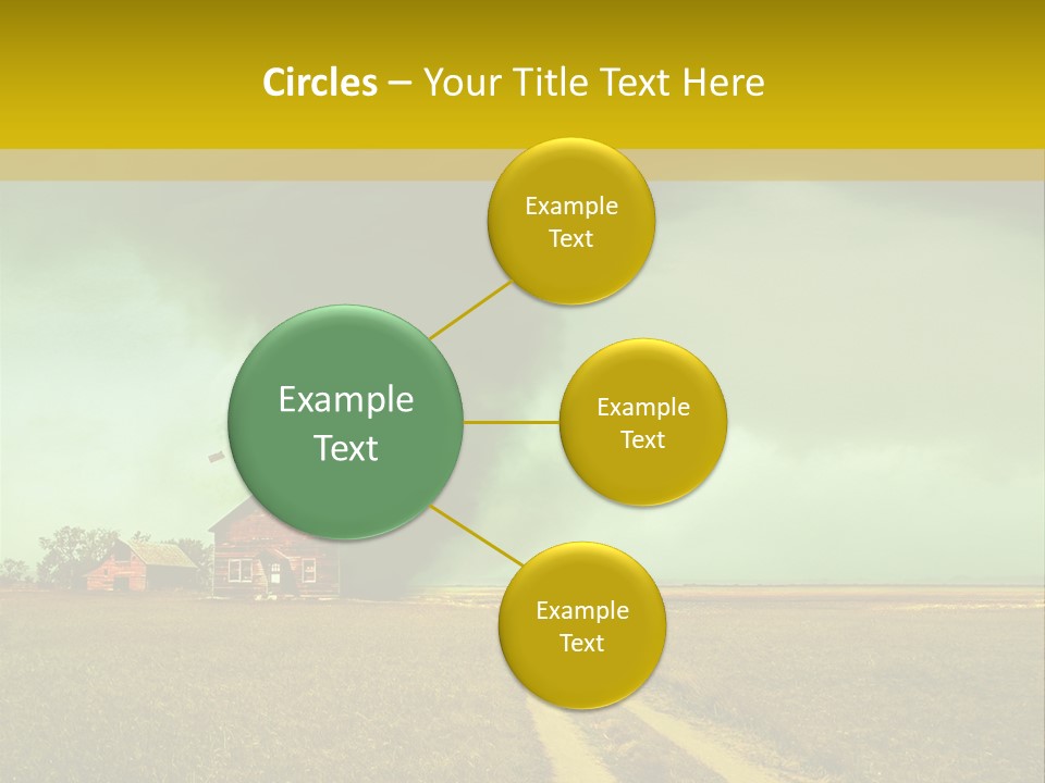 Wind Spout Storm PowerPoint Template