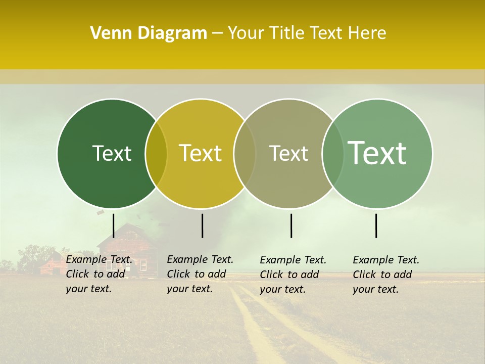 Wind Spout Storm PowerPoint Template