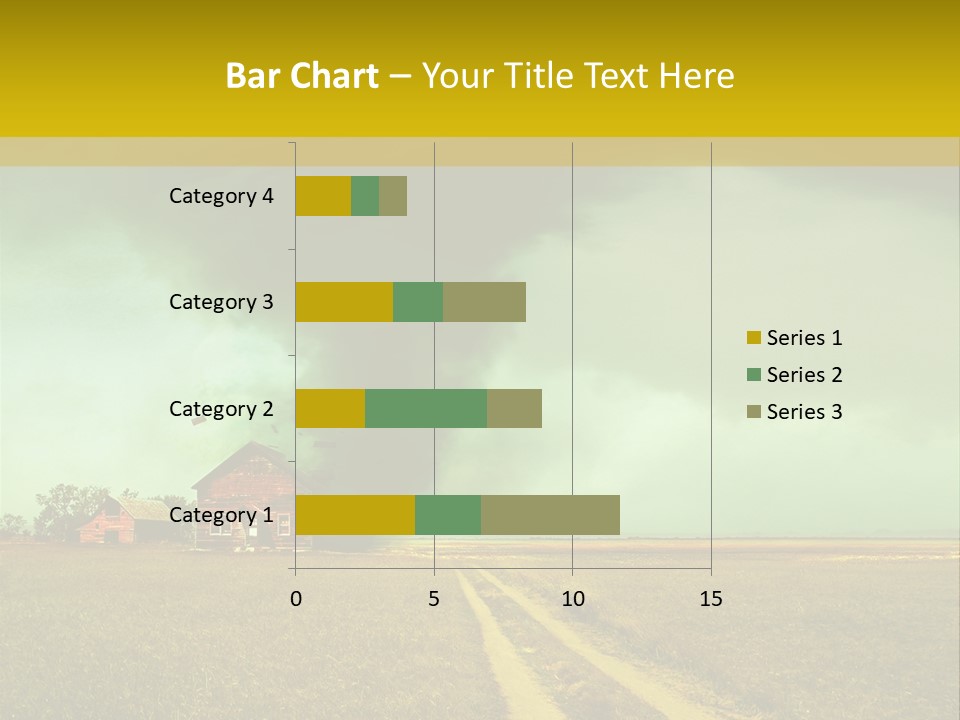Wind Spout Storm PowerPoint Template