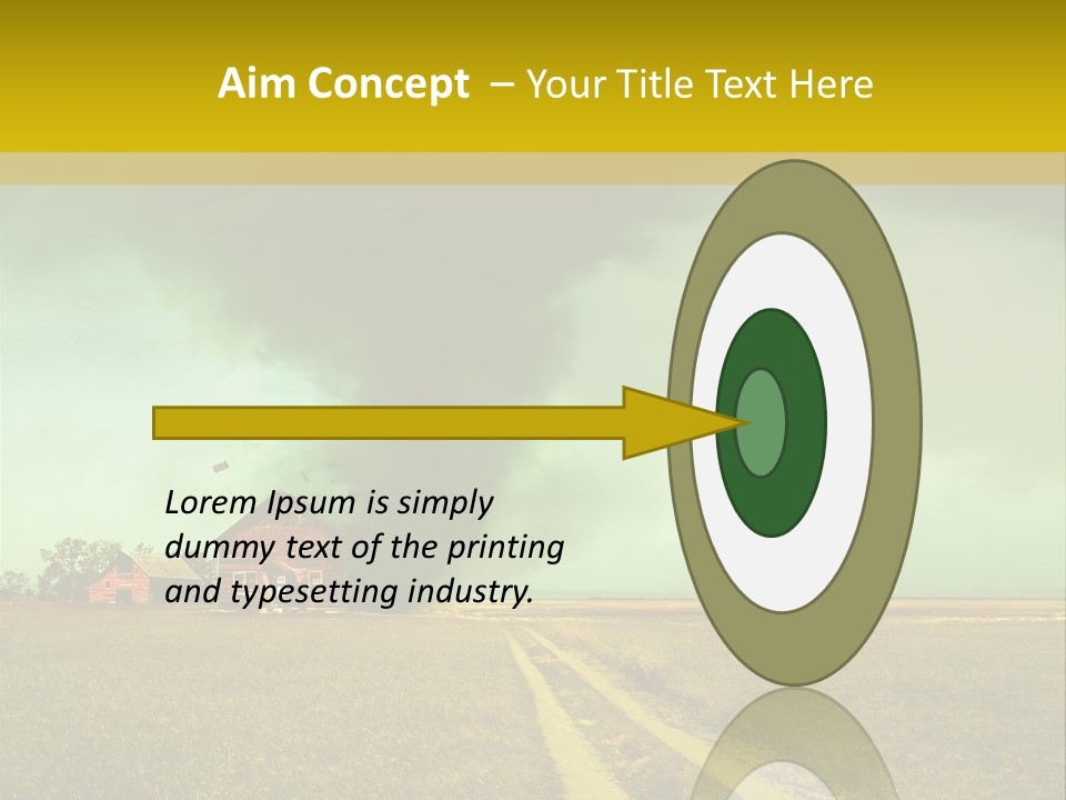 Wind Spout Storm PowerPoint Template