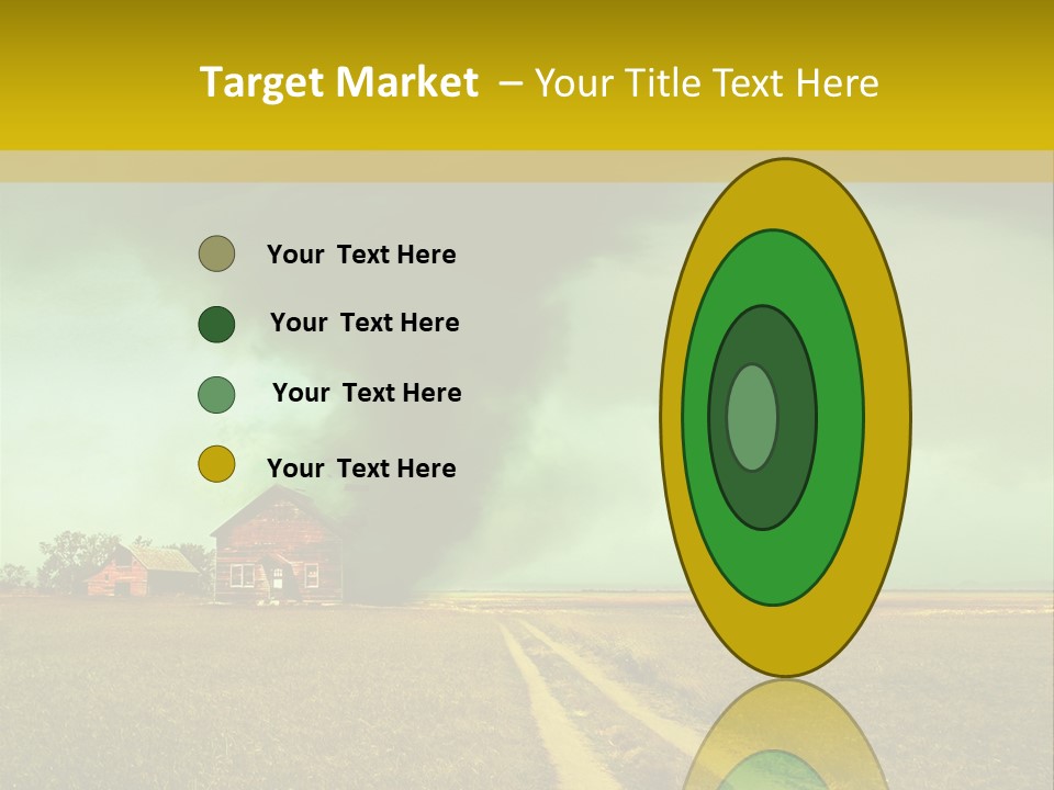 Wind Spout Storm PowerPoint Template