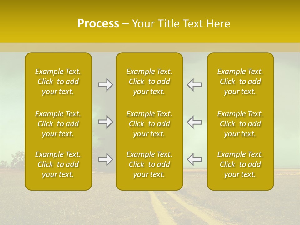 Wind Spout Storm PowerPoint Template