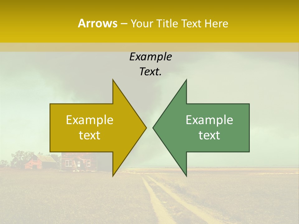 Wind Spout Storm PowerPoint Template