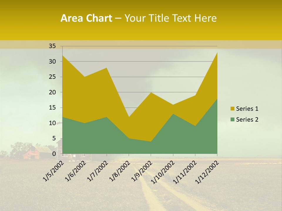 Wind Spout Storm PowerPoint Template