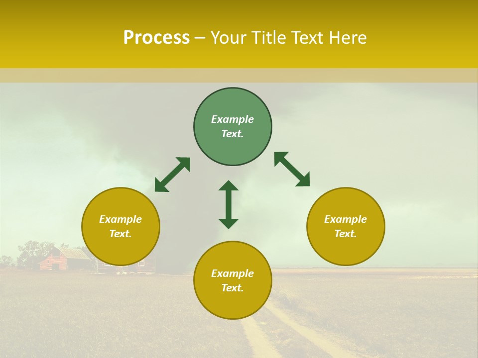 Wind Spout Storm PowerPoint Template