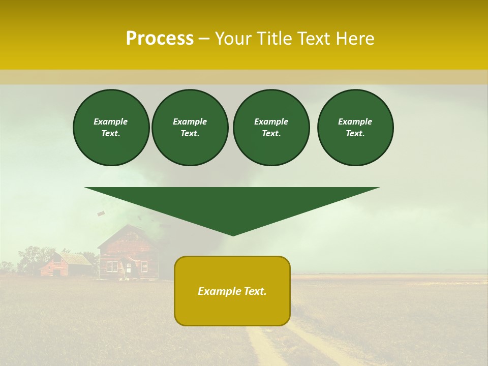 Wind Spout Storm PowerPoint Template