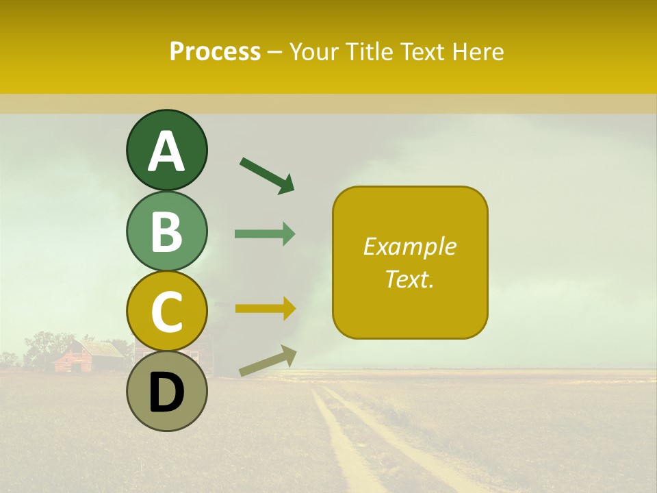 Wind Spout Storm PowerPoint Template