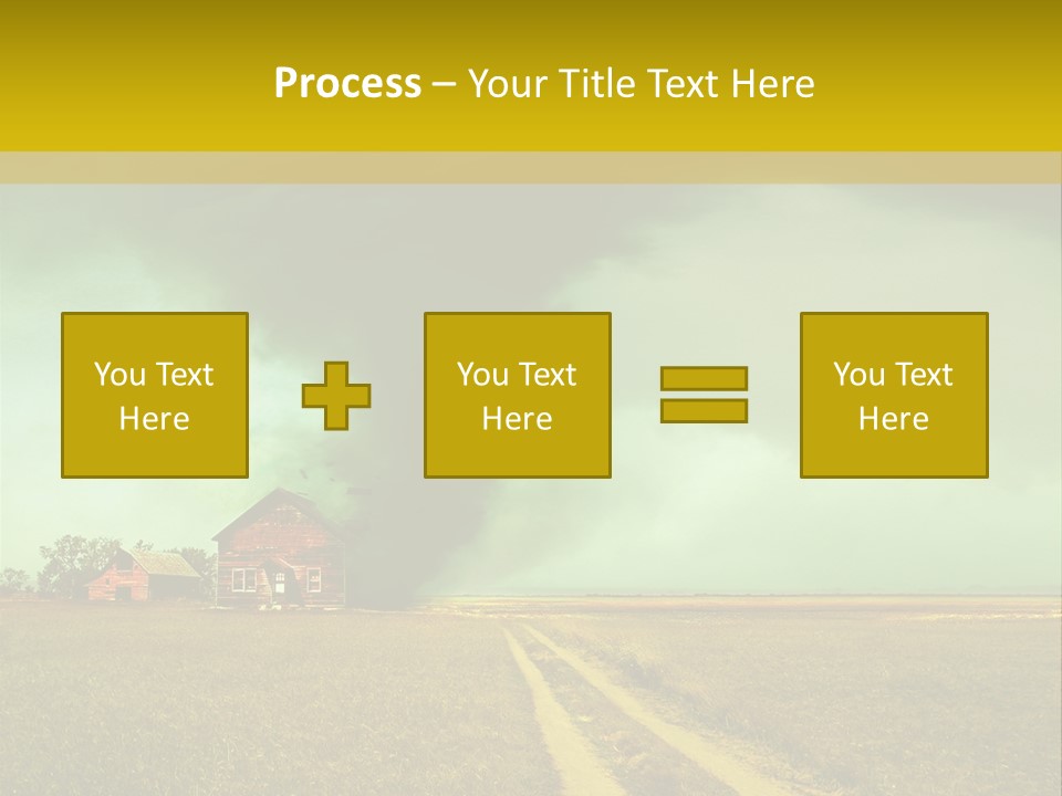 Wind Spout Storm PowerPoint Template
