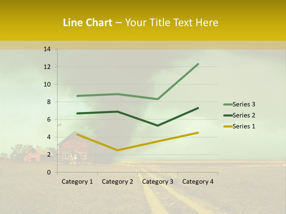 Wind Spout Storm PowerPoint Template