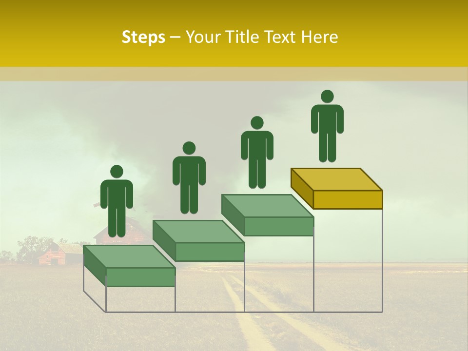 Wind Spout Storm PowerPoint Template