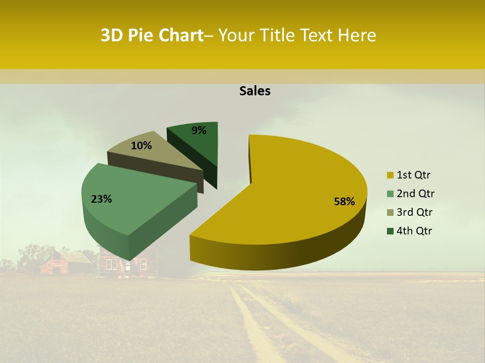 Wind Spout Storm PowerPoint Template