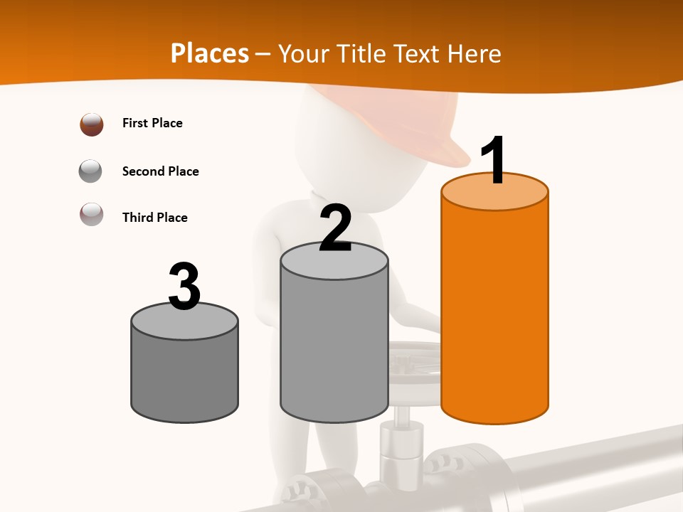 Valve Water Barrel PowerPoint Template