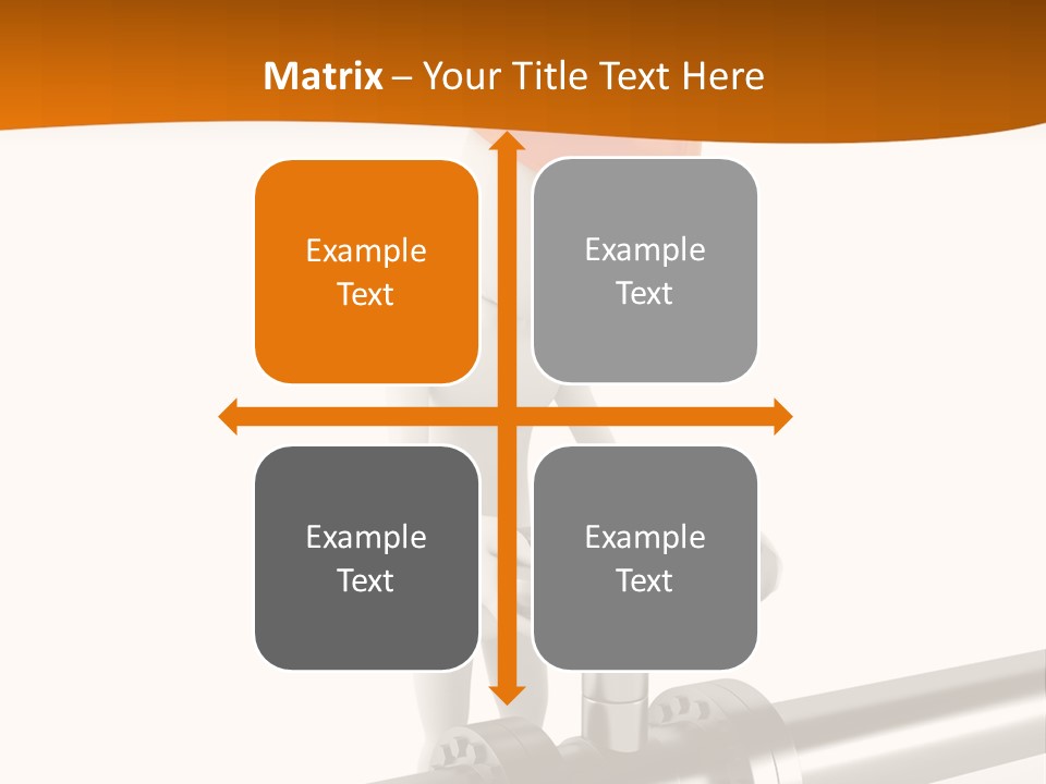 Valve Water Barrel PowerPoint Template