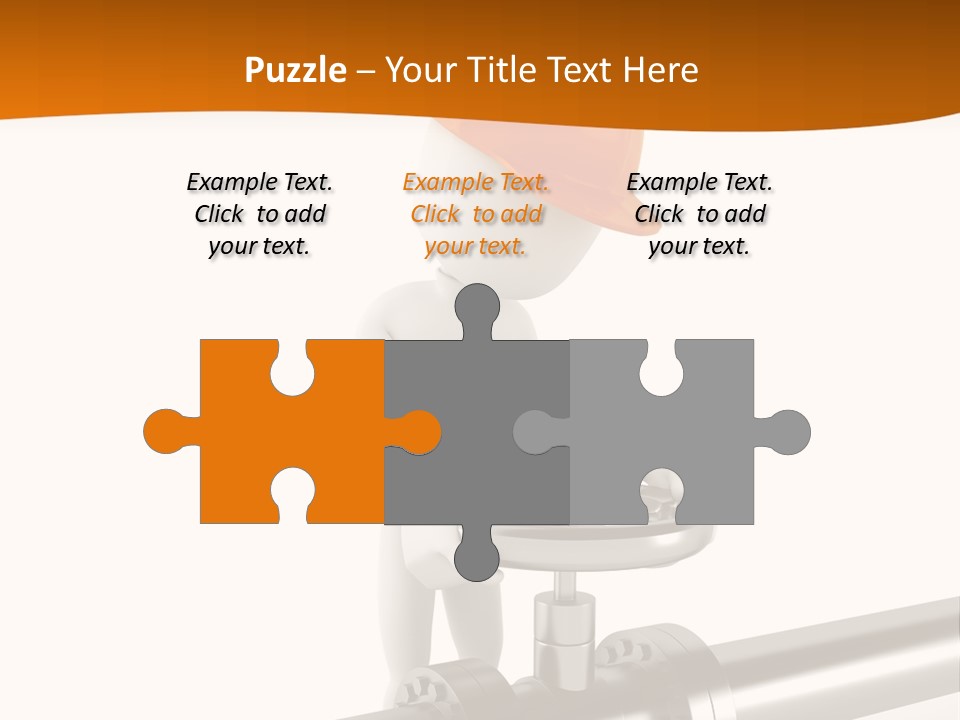 Valve Water Barrel PowerPoint Template
