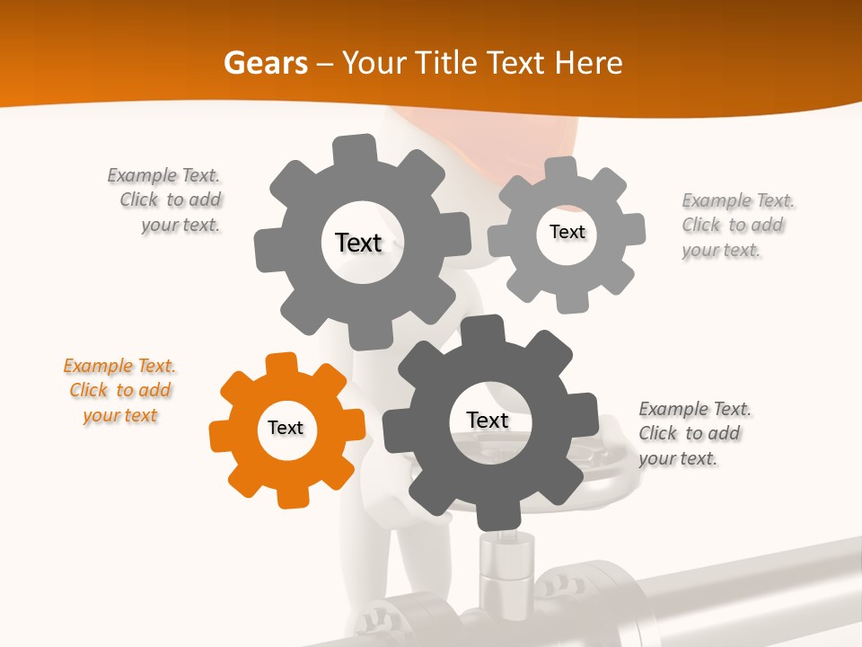 Valve Water Barrel PowerPoint Template