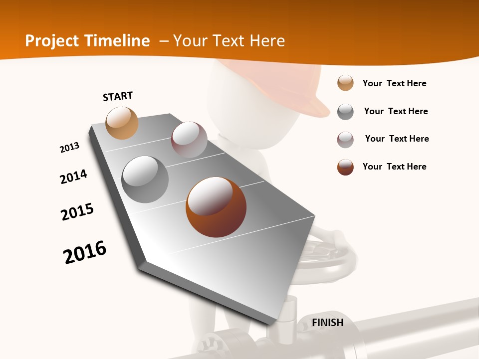 Valve Water Barrel PowerPoint Template