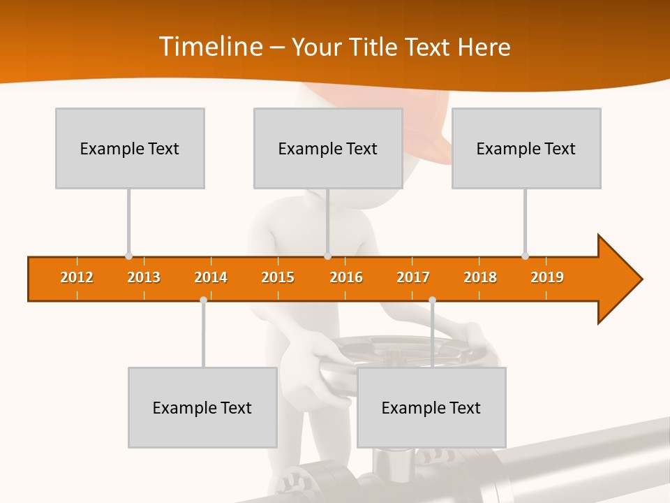 Valve Water Barrel PowerPoint Template