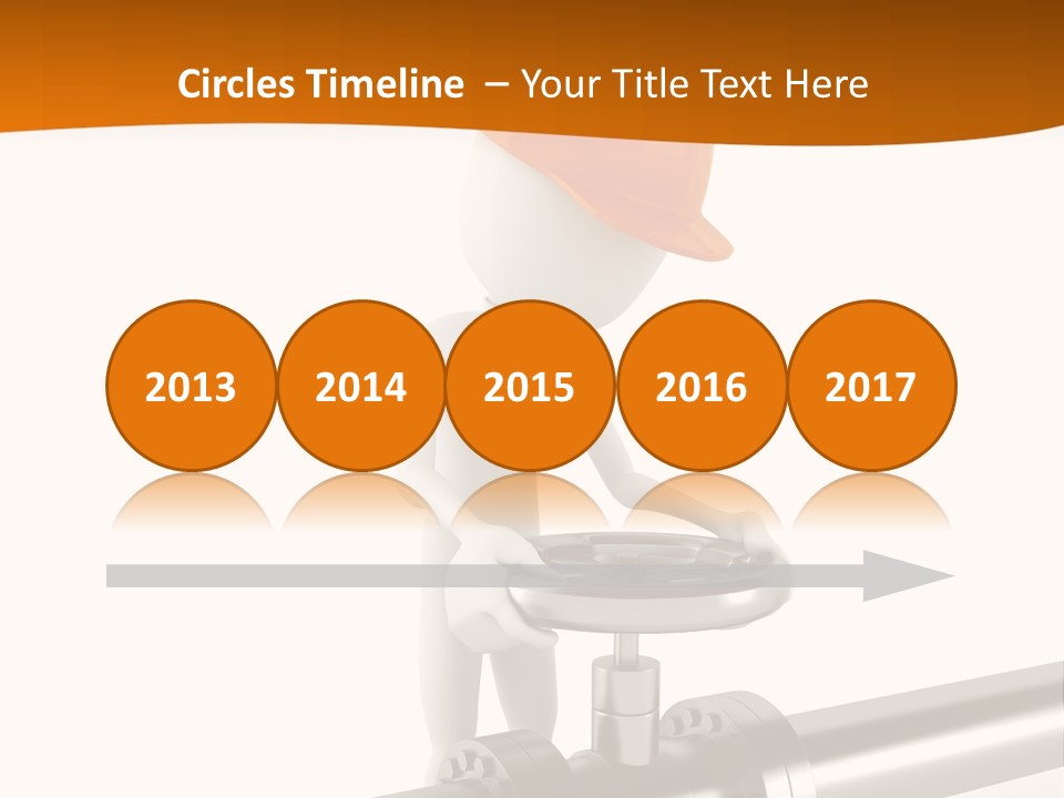 Valve Water Barrel PowerPoint Template