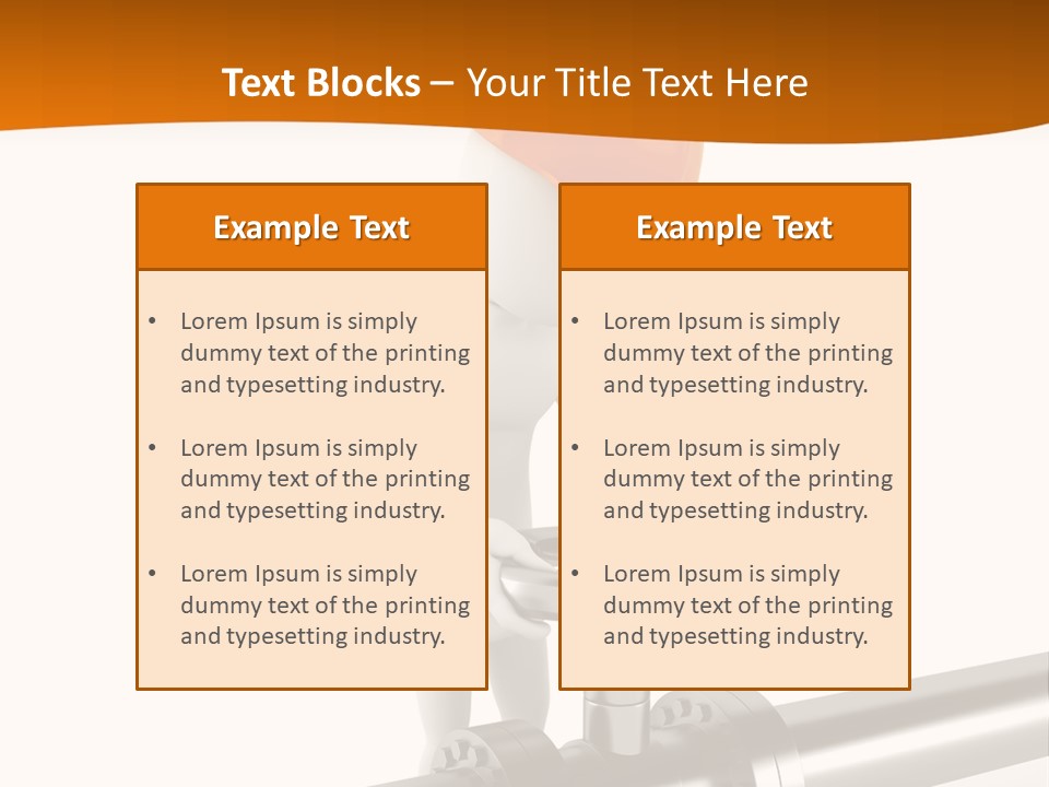 Valve Water Barrel PowerPoint Template