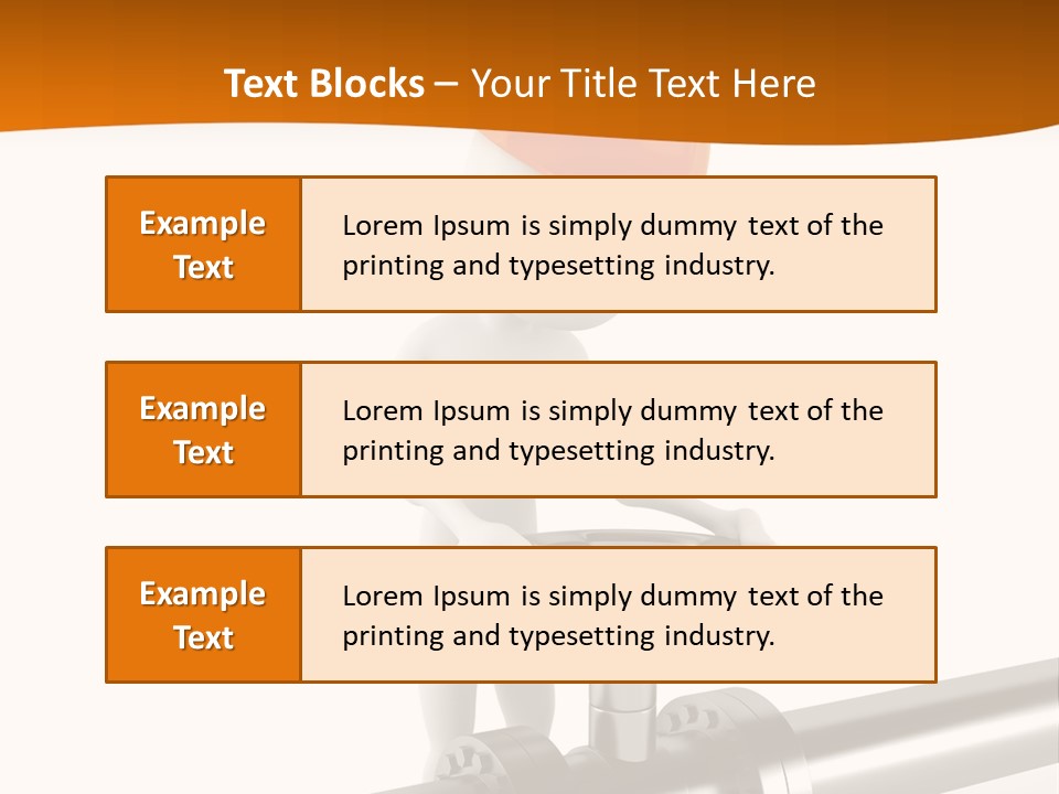 Valve Water Barrel PowerPoint Template