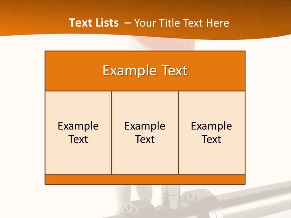 Valve Water Barrel PowerPoint Template