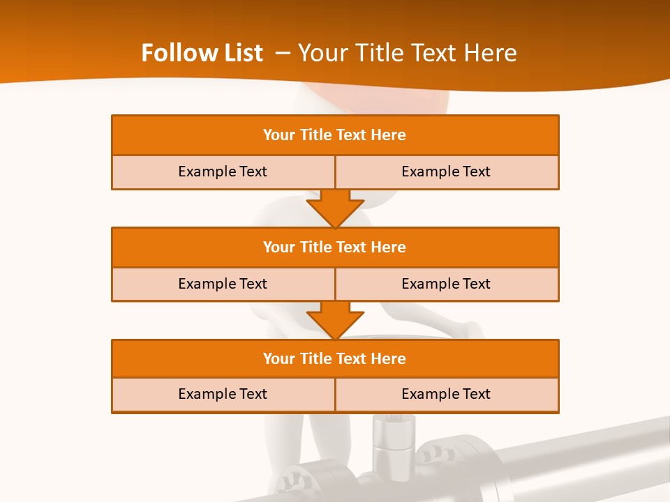 Valve Water Barrel PowerPoint Template