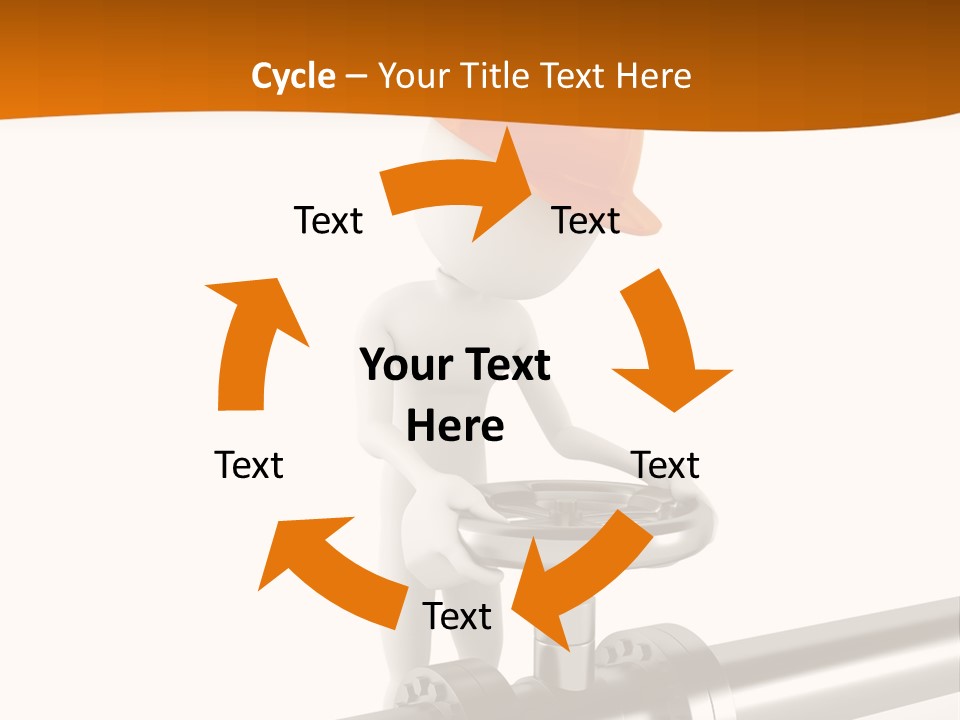Valve Water Barrel PowerPoint Template