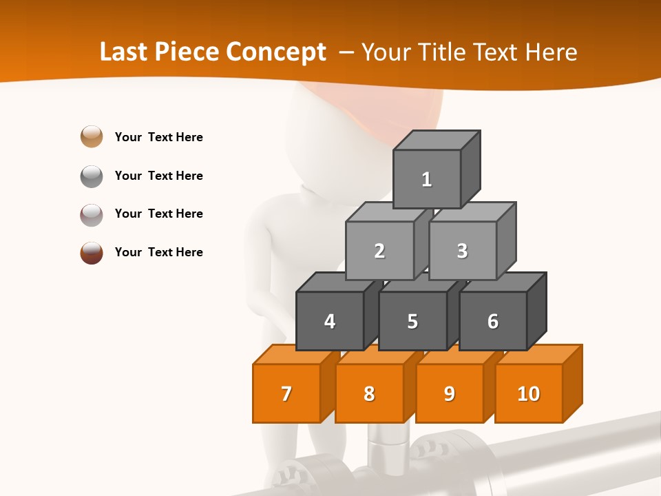 Valve Water Barrel PowerPoint Template