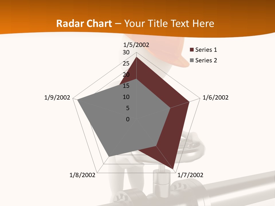 Valve Water Barrel PowerPoint Template