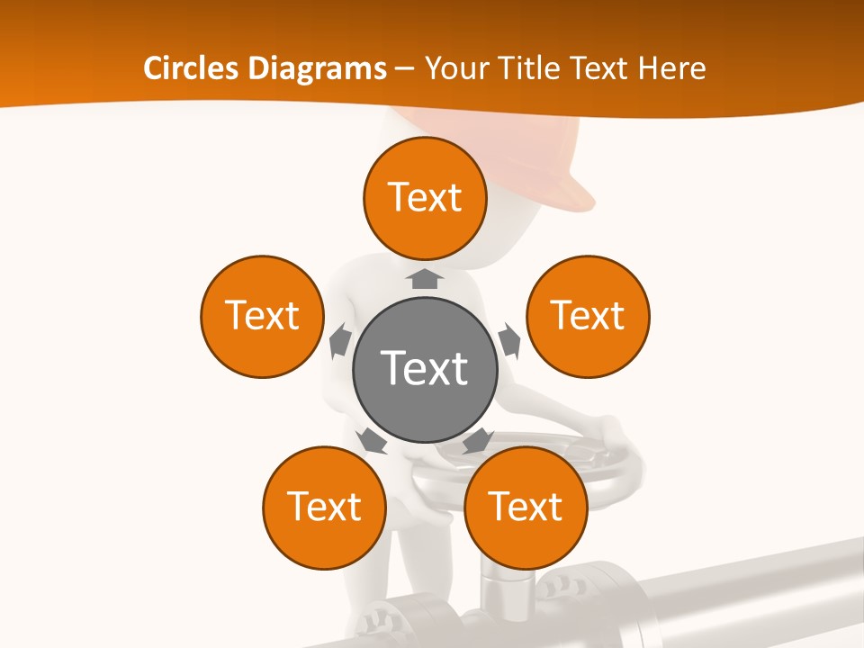 Valve Water Barrel PowerPoint Template