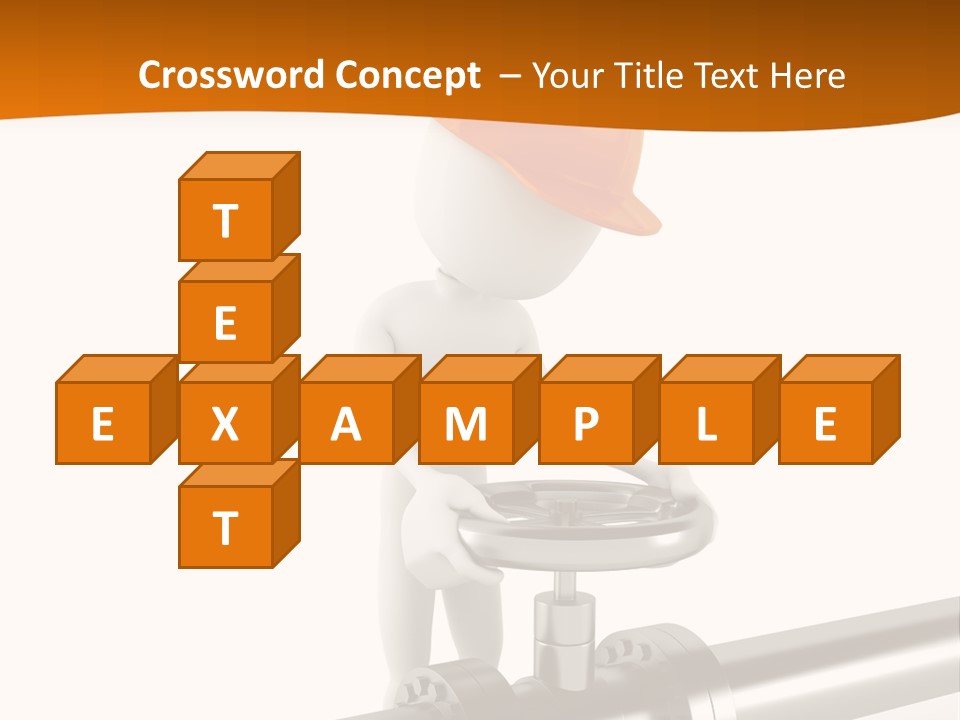 Valve Water Barrel PowerPoint Template