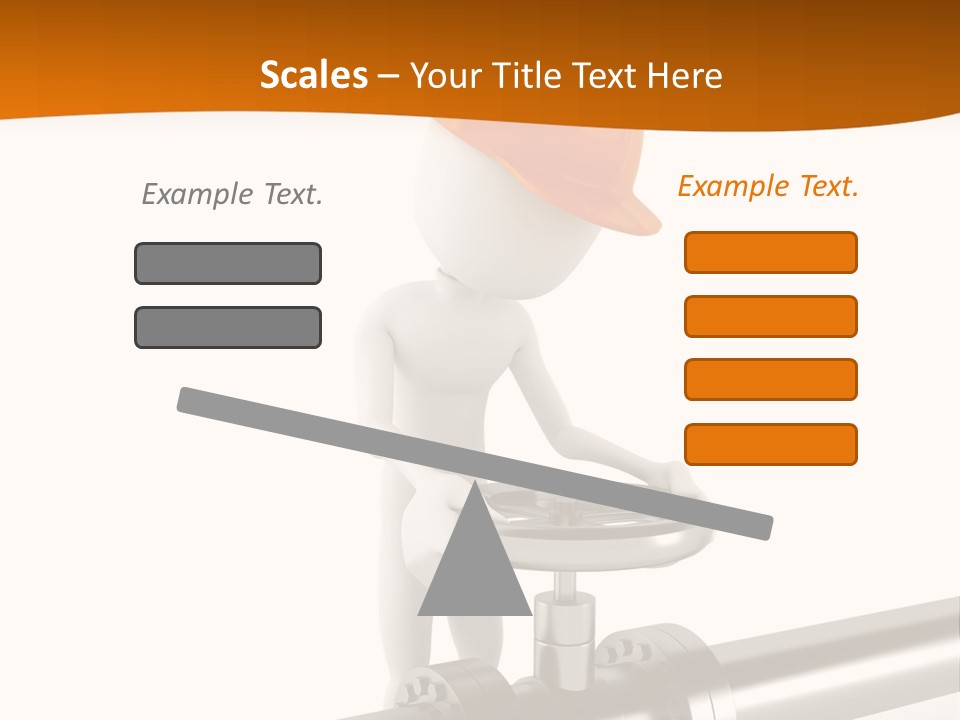 Valve Water Barrel PowerPoint Template