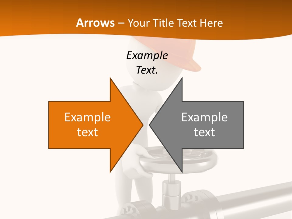Valve Water Barrel PowerPoint Template