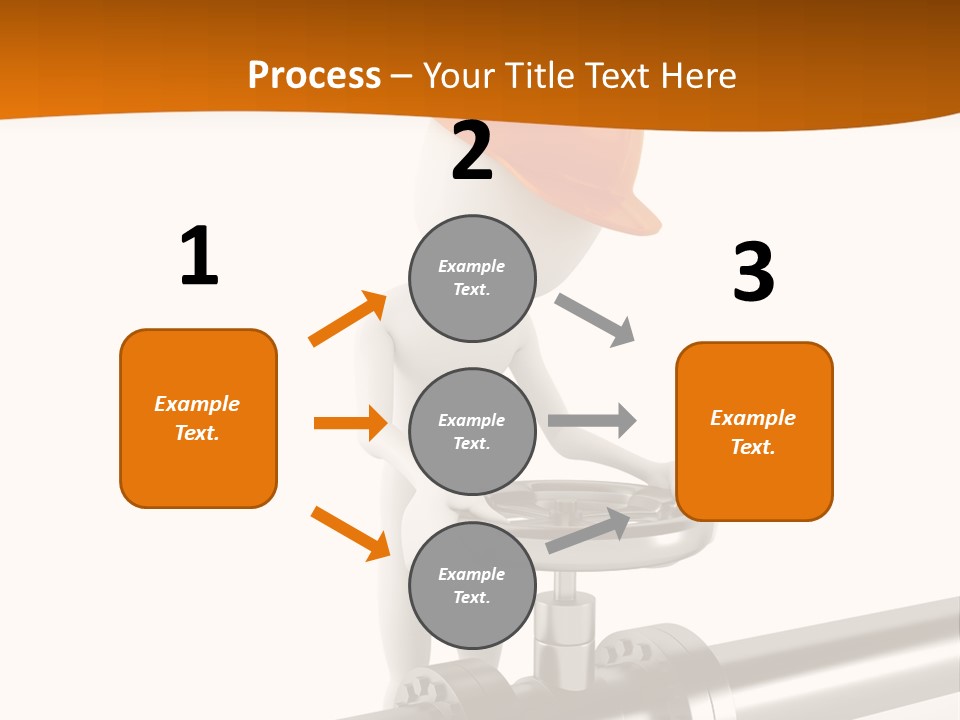 Valve Water Barrel PowerPoint Template