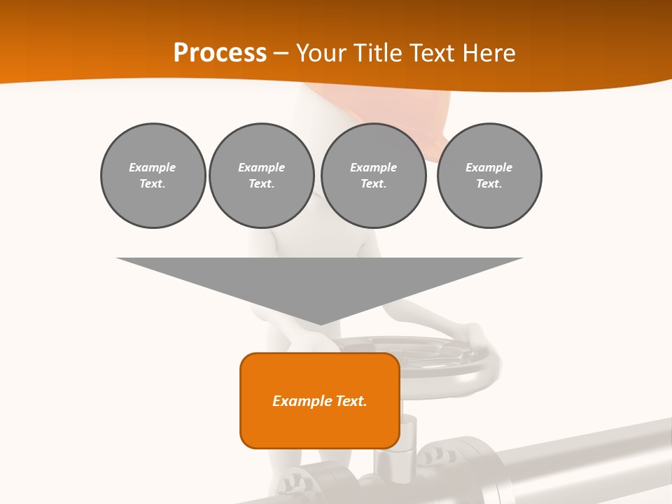 Valve Water Barrel PowerPoint Template