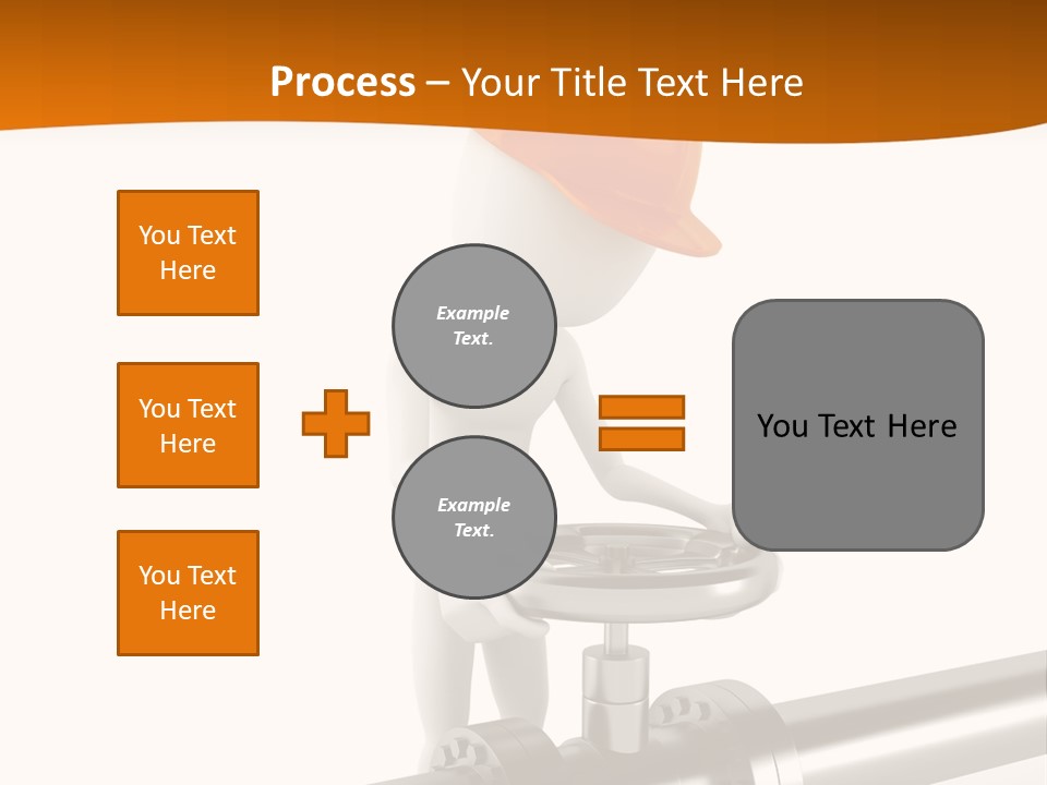 Valve Water Barrel PowerPoint Template