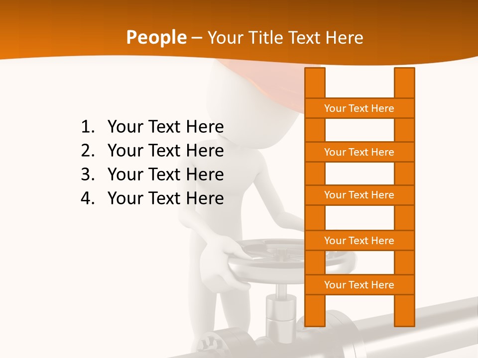 Valve Water Barrel PowerPoint Template