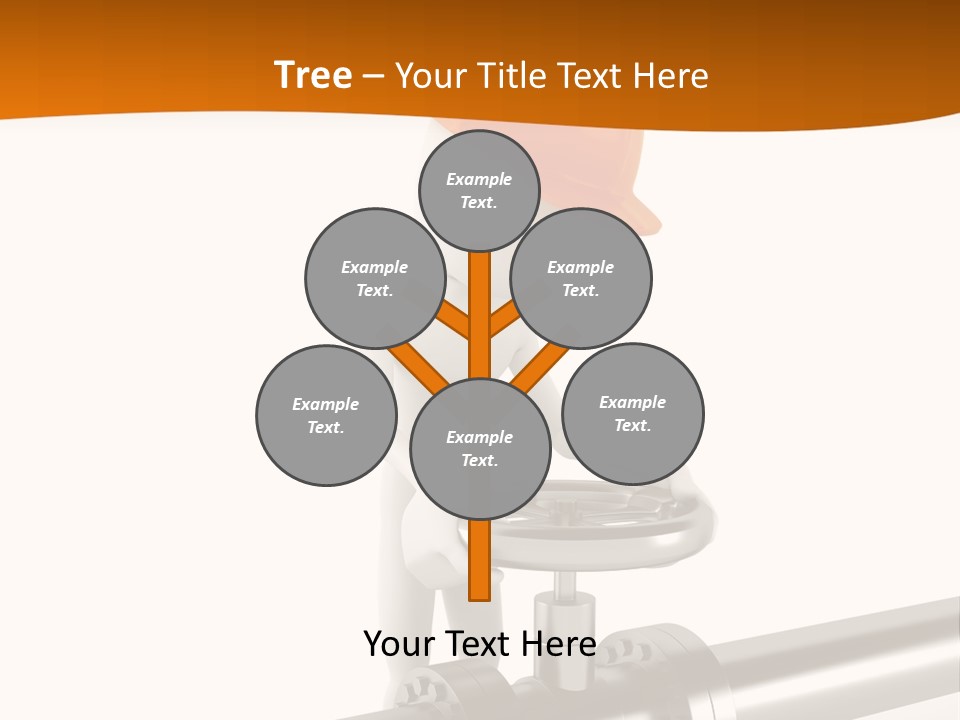 Valve Water Barrel PowerPoint Template
