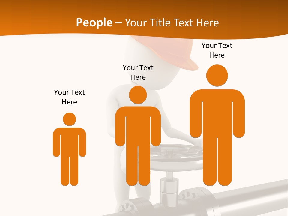 Valve Water Barrel PowerPoint Template