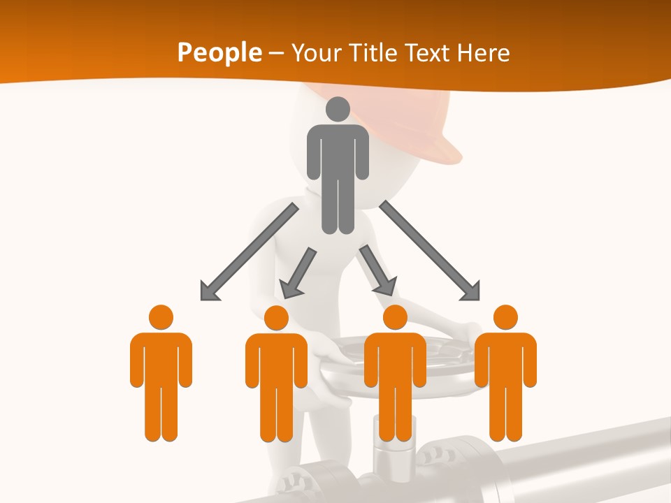 Valve Water Barrel PowerPoint Template