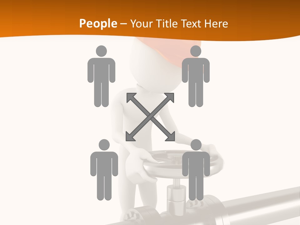 Valve Water Barrel PowerPoint Template