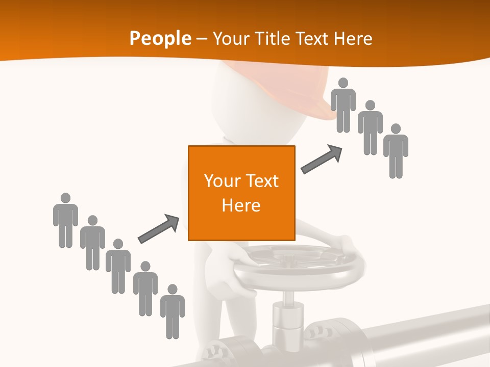 Valve Water Barrel PowerPoint Template