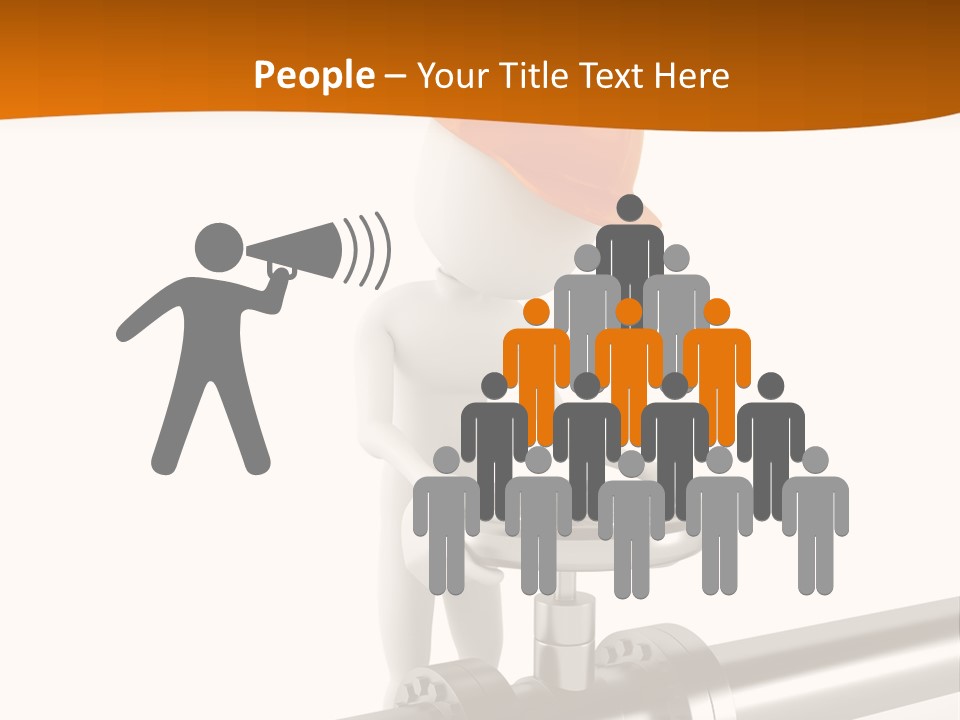 Valve Water Barrel PowerPoint Template