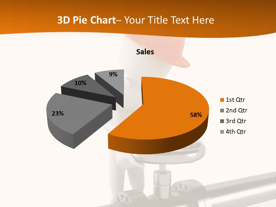Valve Water Barrel PowerPoint Template