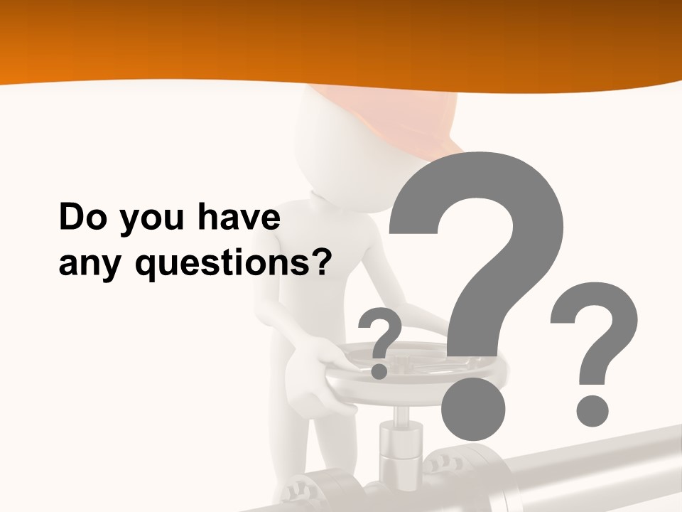 Valve Water Barrel PowerPoint Template